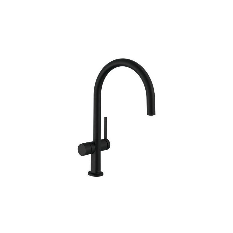 Robinet 220 Talis M54 Vanne d'arrêt.1jet noir mat