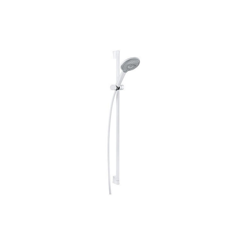 Comet Douchette Avec Gâchette Marche/Arrêt - Pommeau Blanc - Raccord 1/2" - 100 Mm