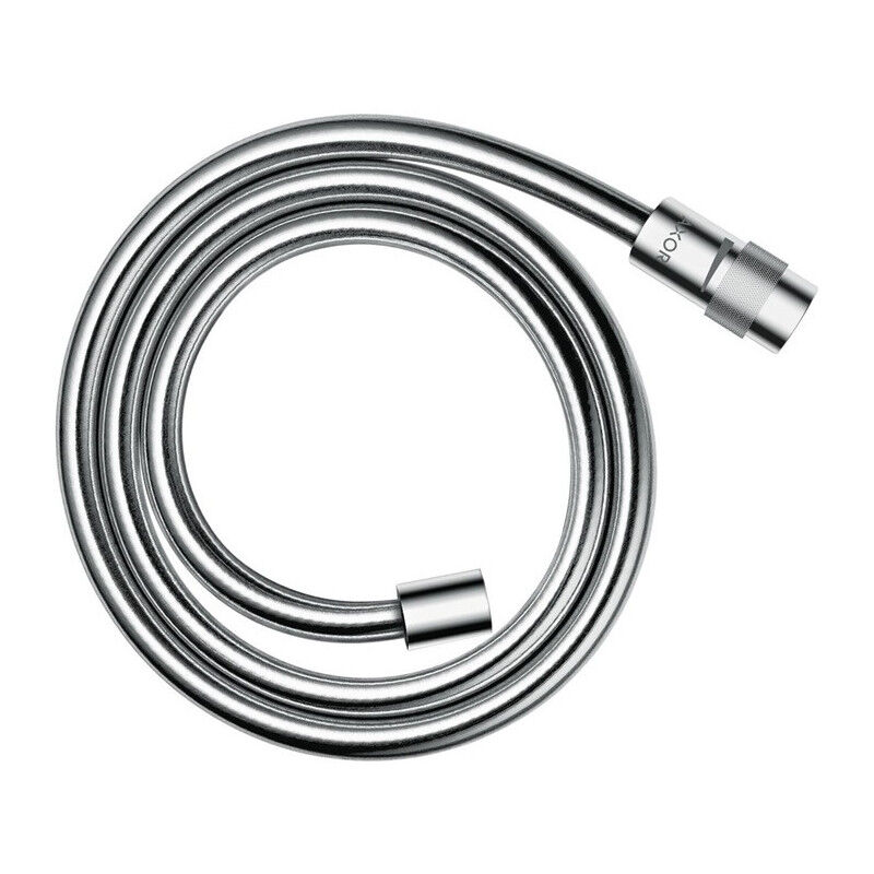 Flexible De Douche En Acier Inox Brossé Nickel 150cm - Débit élevé, Connexion 1/2", Garanti 3 Ans