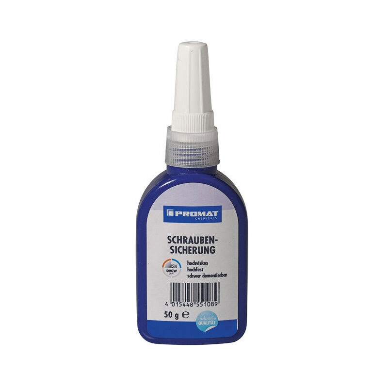 Bloque-boulons 50 g haute solidité viscosité élevée rouge DVGW bouteille PROMAT CHEMICALS