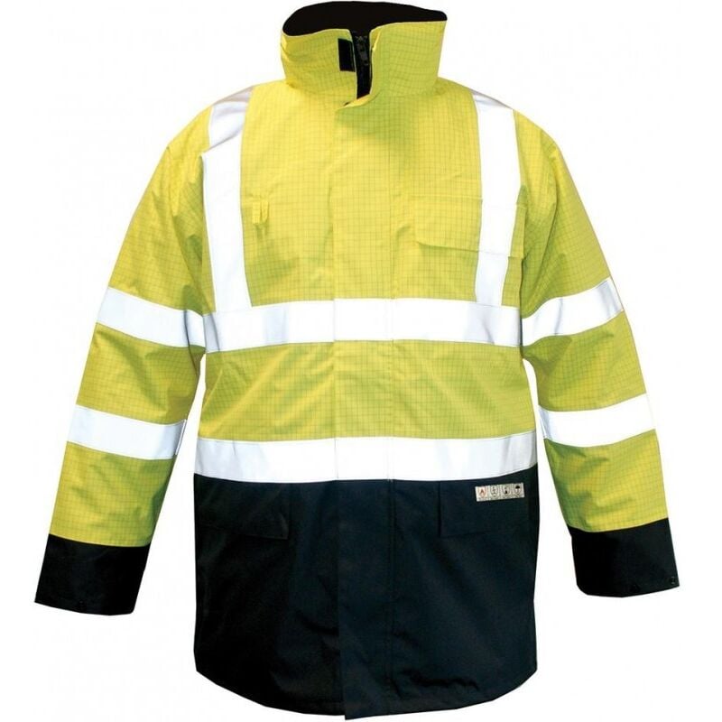 Gilet de sécurité EN 20471 Class.2 EN 14116 EN 1149-5 Jaune