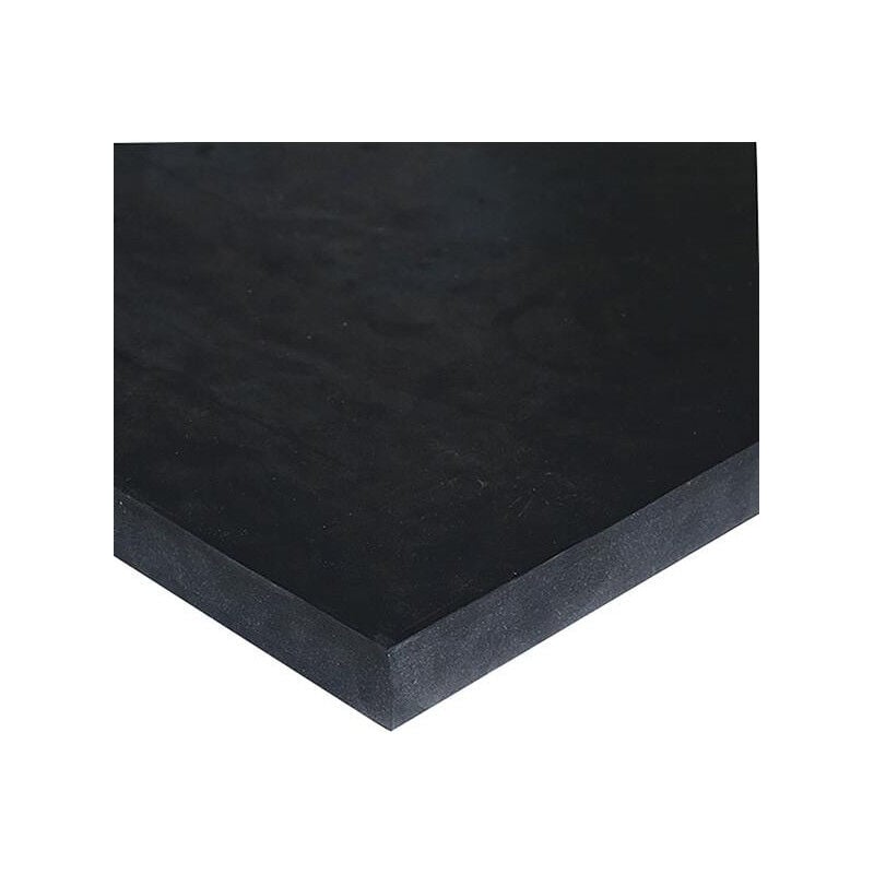 Plaque caoutchouc EPDM noir 3mm - 1000x1000mm
