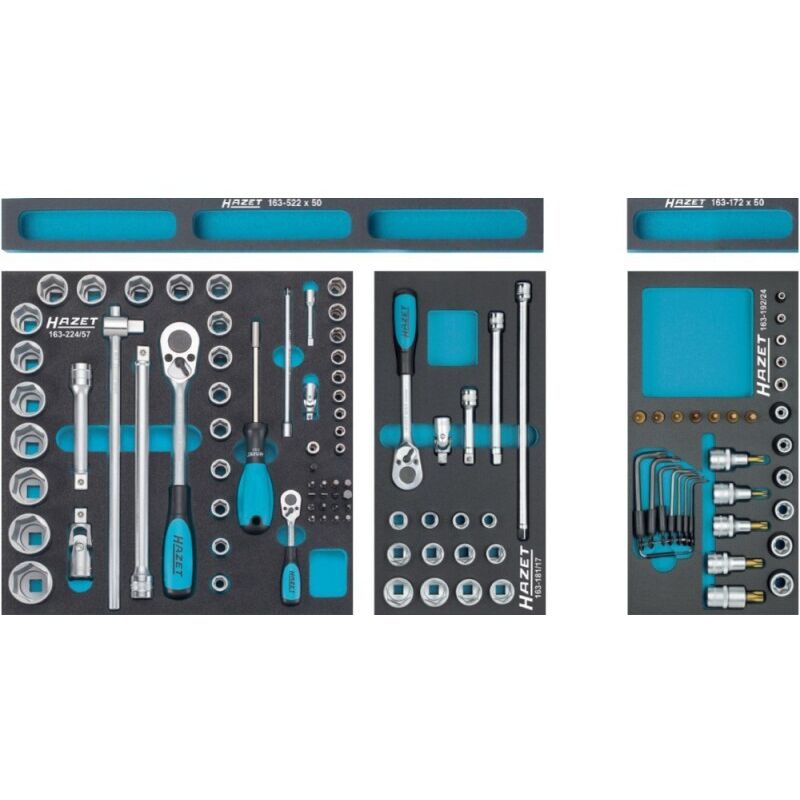 Coffret HAZET 163-466/106 - 106 Outils - 1/4 Et 1/2 Pouce - Neuf
