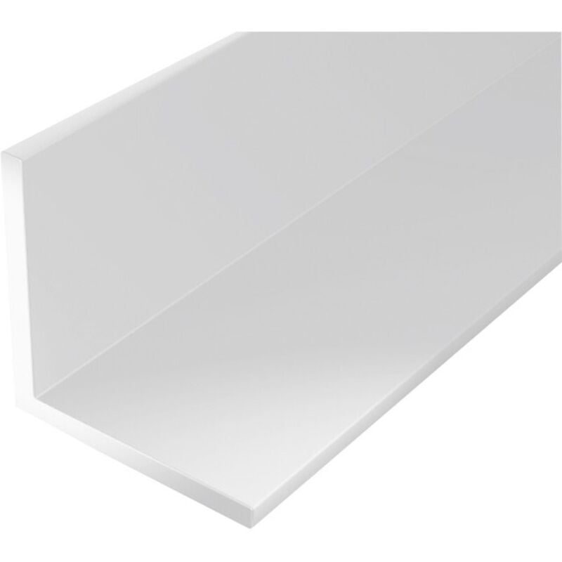 Profilé angle plastique 2000/15x15mm blanc