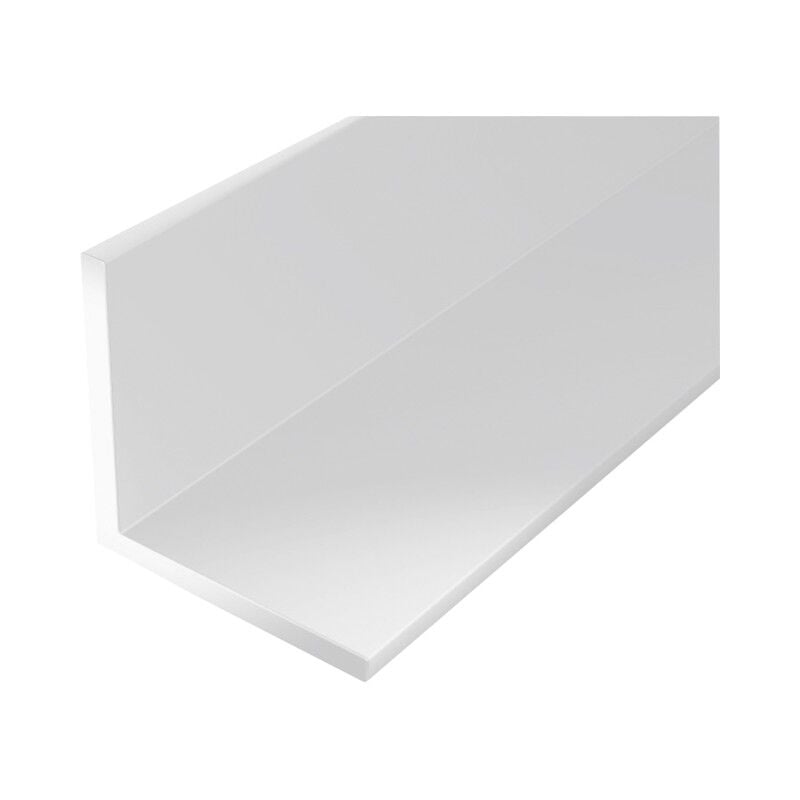 Profilé angle plastique 2000/20x20mm blanc