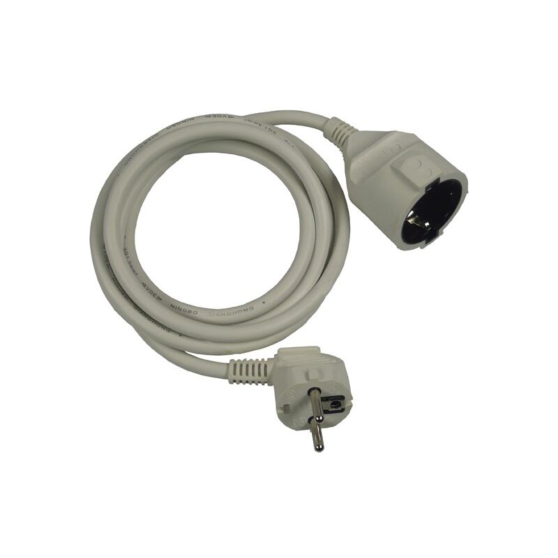 Cable H05VV-F 3G1,5 10 m, blanc