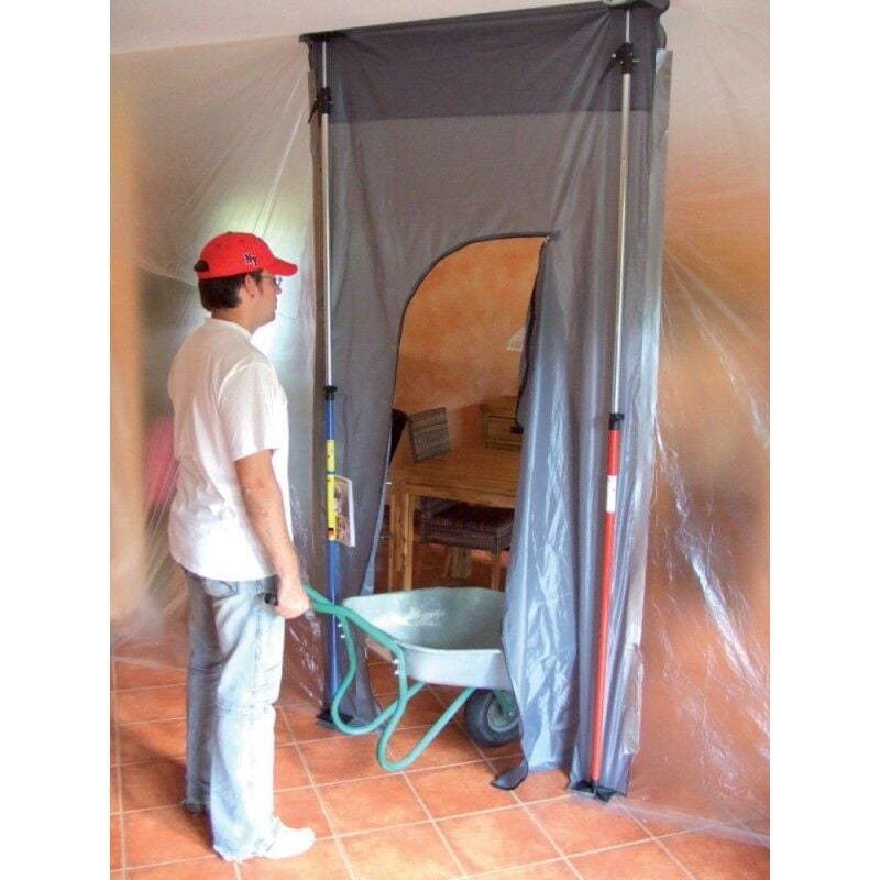 Porte de poussière / 310x130 cm mur avec Velcro
