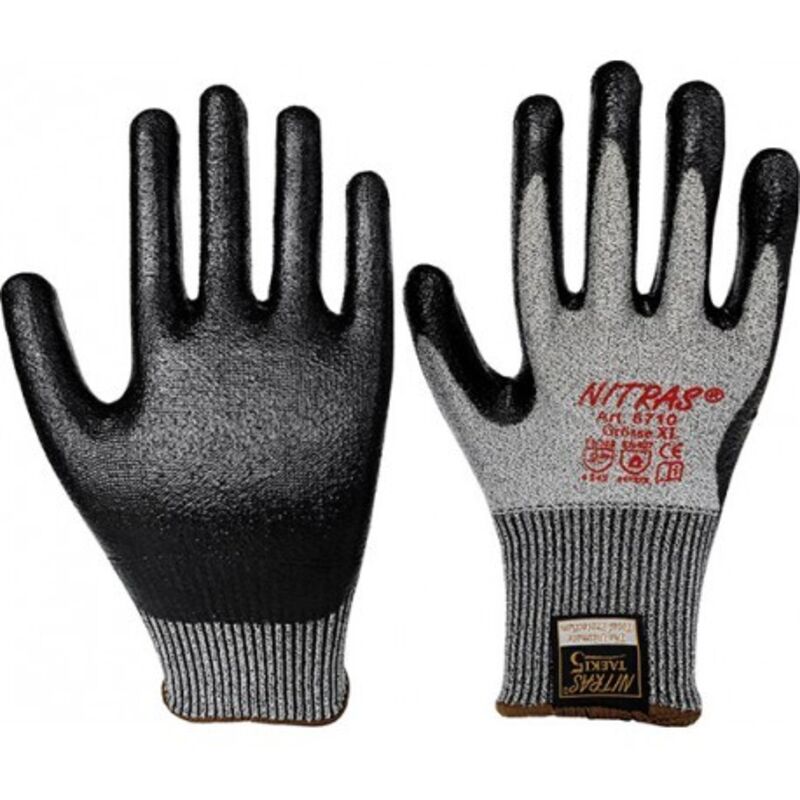 Gants de travail 5 doigts BW-Trikot, Taille 6 (Par 12