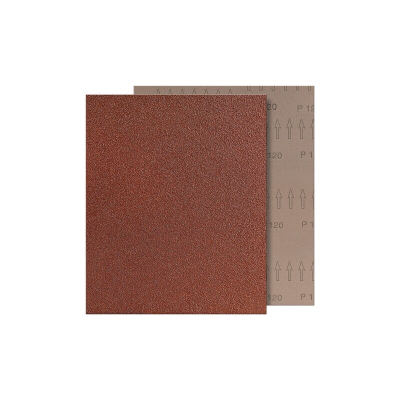 PAPIER VERRE ABRASIF GRAIN 120 50ML MARRON