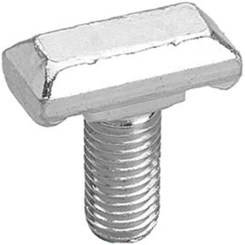 Hakenkopfschraube M10 X 40mm 4.6 Verzinkt - Für Profil 40/22 Und 40/25 Mit Sechskantmutter