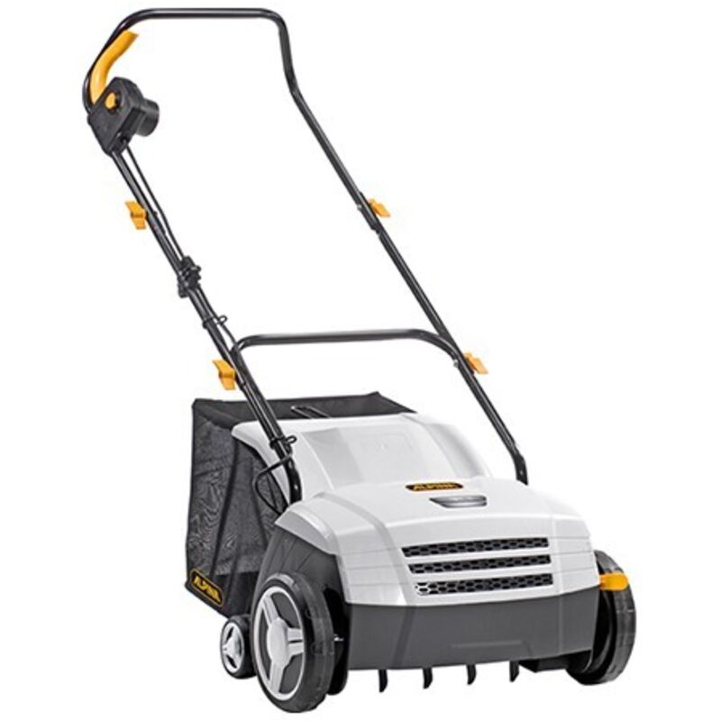 GARDEO PRO Scarificateur Émousseur Électrique 1800W - 40cm, 2 En 1 Avec Sac 55L
