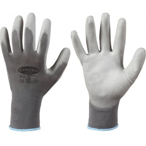Gant de protection, Nylon, Taille 7, gris (Par 12) (1/5)