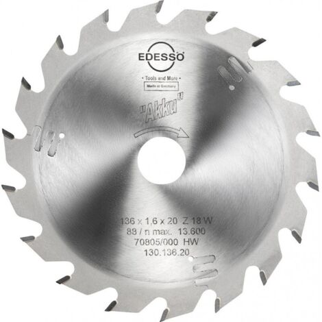 Lame carbure Akku 136x1,6x20mm Z18 W (1/5)