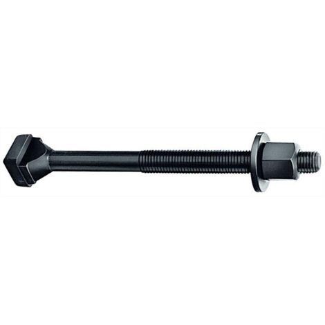AMF Vis pour rainure en T DIN 787 Rainure en T 28 mm M24 Longueur 160 mm avec écrou et rondelle - 81109 (1/5)