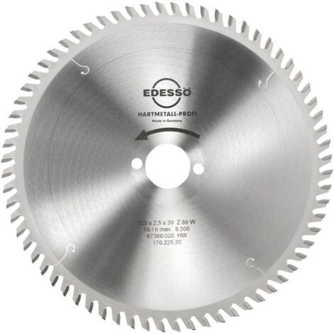Lame carbure Profi 225x2,5x30mm Dent 68 W (1/5)