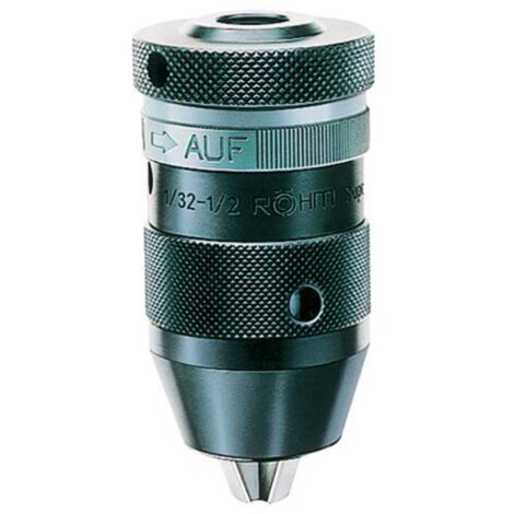 Röhm Mandrin à serrage rapide SUPRA-SK, taille SK 10S, prise 3/8"-24, résistant au perçage par percussion - 249910