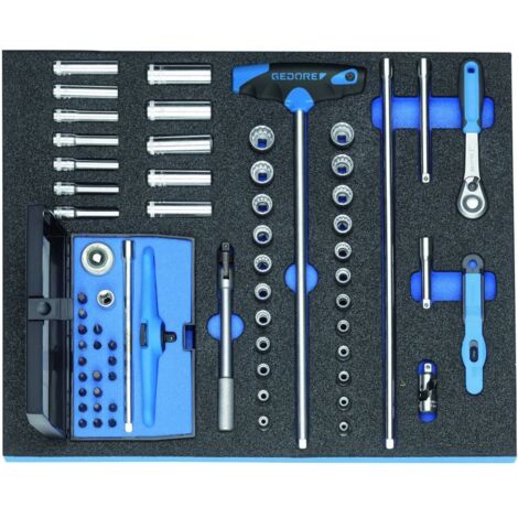 GEDORE 2016478 - Assortiment de clés à douille 1/4" dans le module CT 67 pcs , 2005 CT2-D 20 (1/5)