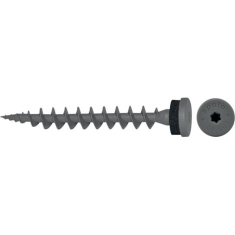 Vis de plaque isolante IPS 80 gris foncé (Par 50)