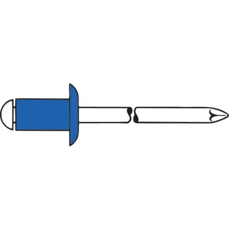 Rivet aveugle acier tête goutte de suif 3,2x6mm GESIPA 500 PCS (1/3)