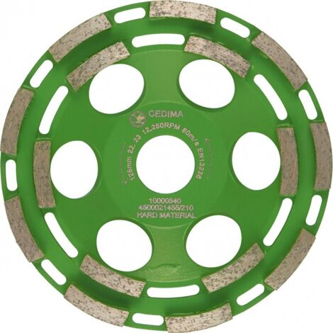 Plateau diamanté EC 73 125mm, 30x7x6,5mm Cedima (1/3)