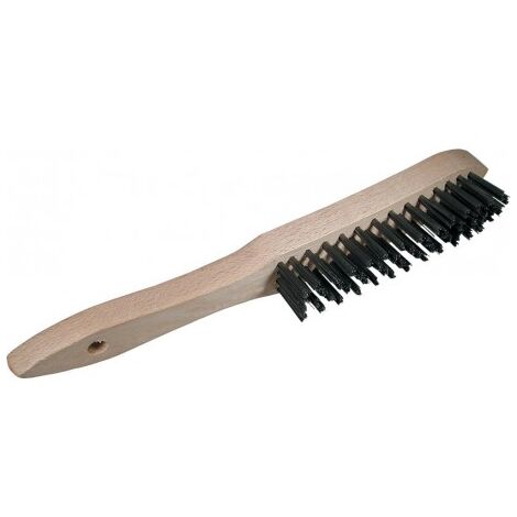 Tête balai métallique Brosse poils métalliques Nettoyant pour patio  extérieur L1