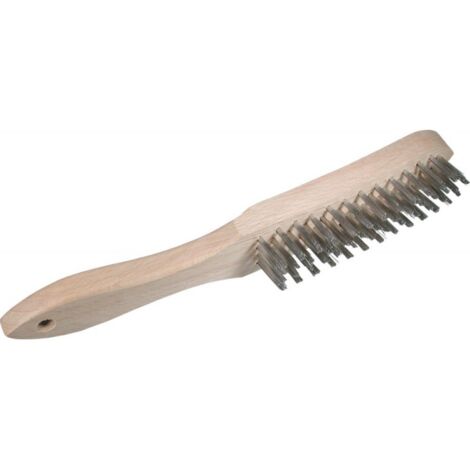 Brosse métallique V2A-poils 3rangées CircumPRO (1/2)