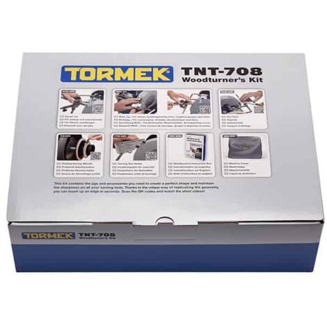 Kit d'accessoires de tournage Tormek TNT-708 – Dispositifs brevetés pour affûtage précis – Mallette de rangement incluse (1/2)