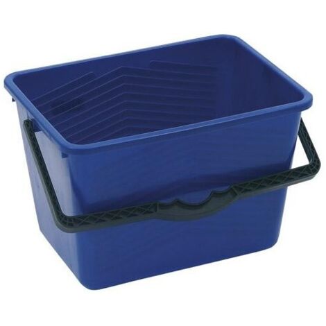 Seau peinture 14l bleu gradué