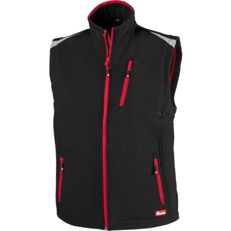 Gilet FORTIS 24, noir/rouge Taille 4XL (1/5)