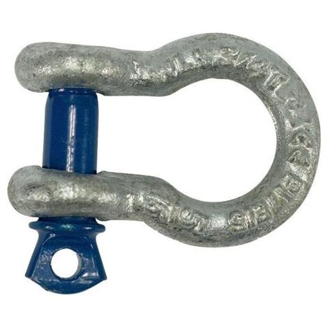 Manilles, bouclés, haute résistance .Acier 5,0mm-3/16" (Par 10) (1/5)