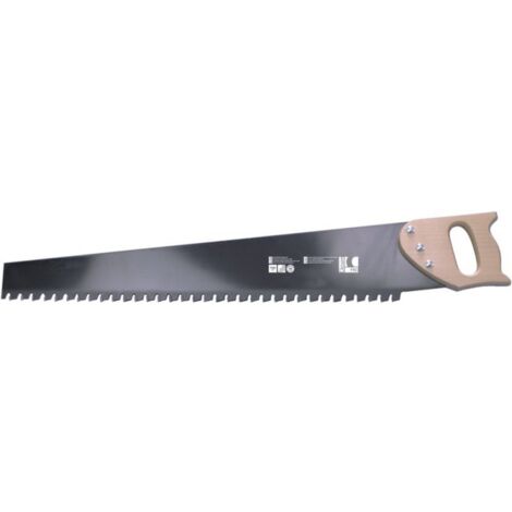 Scie à bois 750 mm – Dents durcies pour béton poreux et bois franc – Feuille extra forte pour coupes nettes et précises – Circumpro