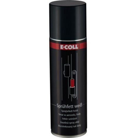 Graisse de pulvérisation 300ml Blanc E-COLL EE (Par 6) (1/4)