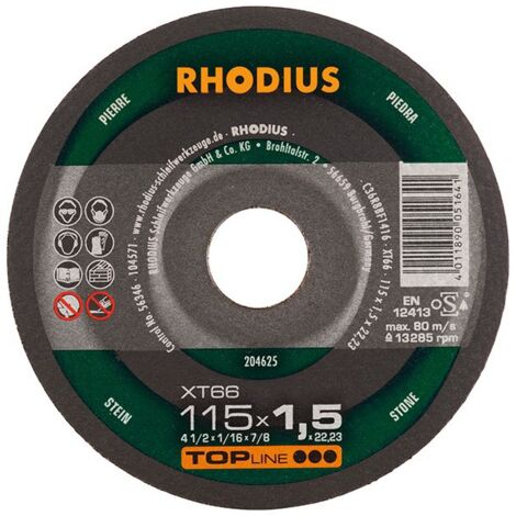 Disque de coupe XT66 115 x 1,5mm Rhodius (1/2)
