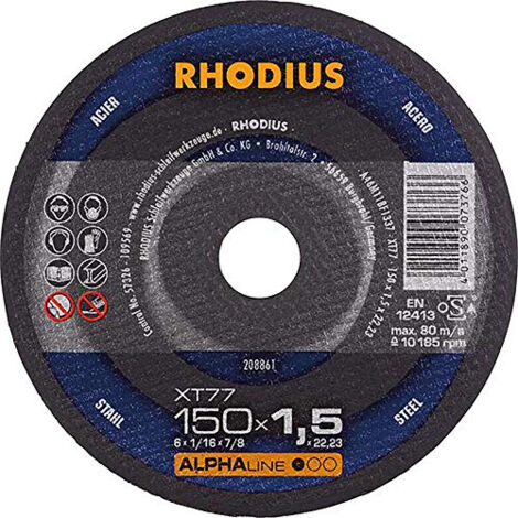 Disque de coupe XT77 150 x 1,5mm Rhodius (1/4)