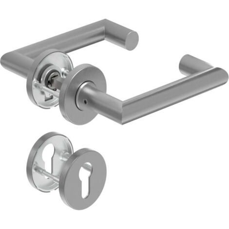 Poignée porte DD-Grt. ER 8 mm en forme de L avec re. PZ Forme en L avec re. PZ (1/5)