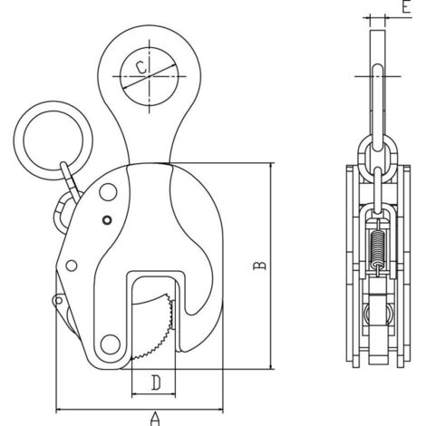 Sangle De Levage Braun 10012HB - 1000kg Capacité, 1m, Boucles Renforcées Violet