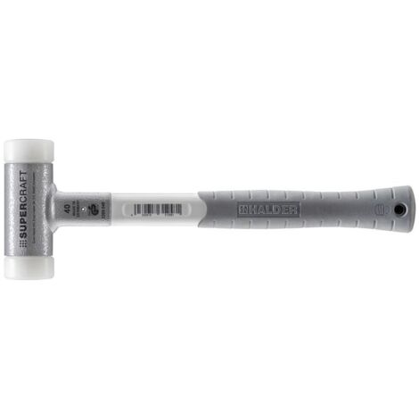Marteau SUPERCRAFT 40mm sans rebond avec poignée 3-composants HALDER (1/5)