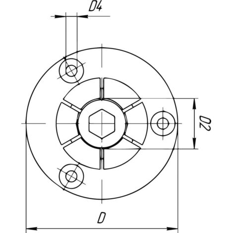 Mandrin de serragexPA M6x14.20mm MITEE-BITE (1/5)