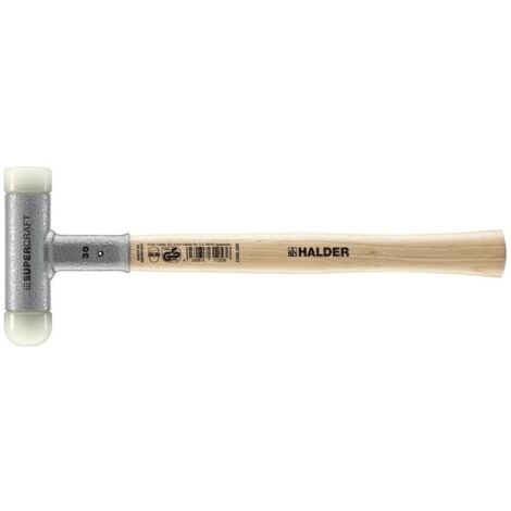 Schonhammer SUPERCRAFT 30mm m. 1 abger.Kopf rückschlagfrei HALDER