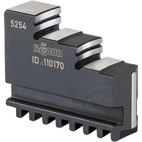 Röhm Mâchoire rotative DB, taille 500/630, jeu de 3 mâchoires, DIN 6350 mâchoire étagée vers l'intérieur - 110018 (1/4)