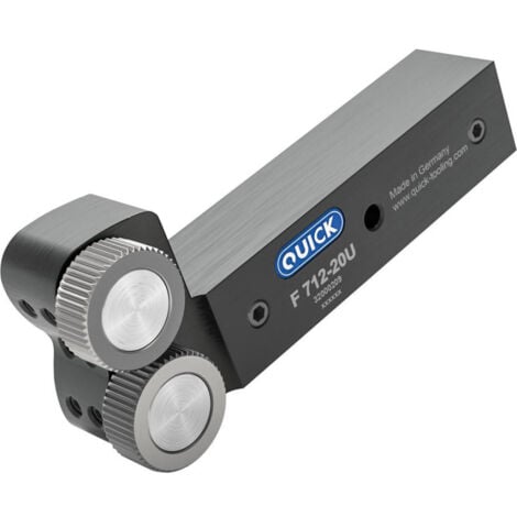 Outil de moletage QUICK F712-25U 25x25 pour moletage 20x8x6A13