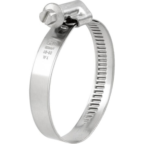 Collier de serrage à vis sans fin SX-T 9 32-50 C7 W4 Acier inoxydable 1.4301 (Par 25) (1/4)