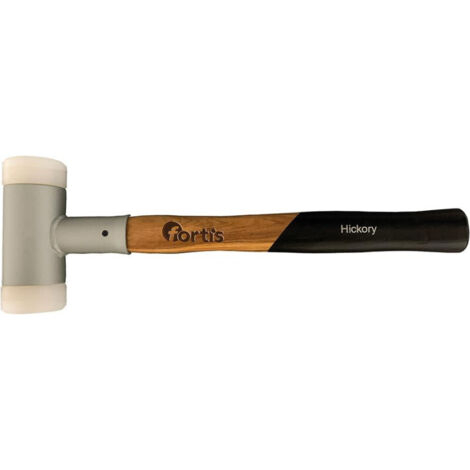 Marteau 60mm avec manche en hickory sans rebond FORTIS (1/4)