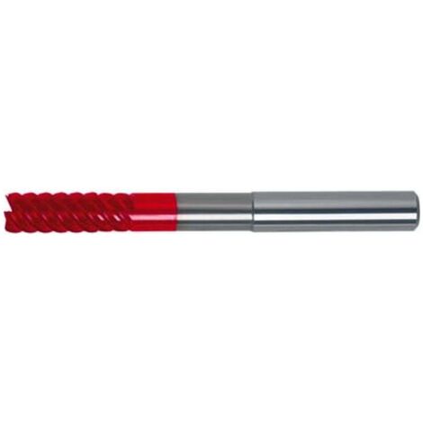 Fraise torique carbure monobloc extra longue, UF, 6 dents, Ø d1 - h10 : 6,0 mm, Long. totale l1 75 mm, Long. coupe l2 13 mm (1/5)