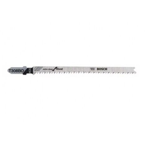 Lame de scie sauteuse T 308 BO pack de 5 Bosch 1 colis