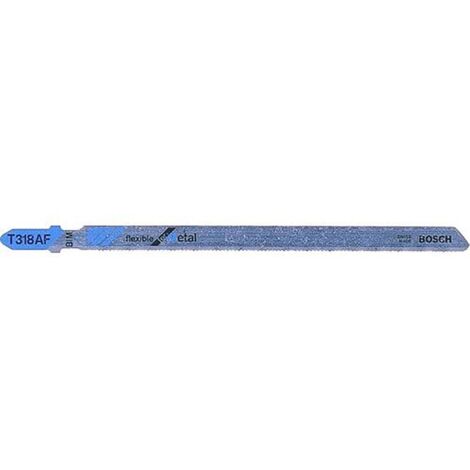 Lame de scie sauteuse T 318 AF longueur totale 132 mm pas de dent 1,1 mm BIM