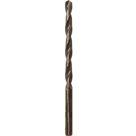 Foret hélicoïdal avec queue cylindrique longue, en acier à coupe rapide, type N, DIN 340, laminé, surface sans revêtement, Ø h8 : 4,20 mm (1/5)