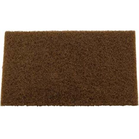 3M – Pad à main en non-tissé – Finesse fine – Dimensions 158 x 224 mm – Pour nettoyage et finition métal, bois, plastique (1/2)