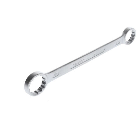 Clé polygonale double, droite, acier au chrome-vanadium 31CrV3, Cote s/plats : 41 x 46 mm, Long. 431 mm (1/5)