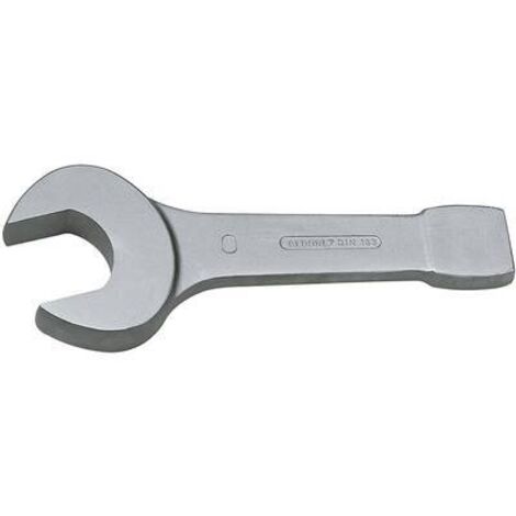 Clé plate à frapper, Cote s/plats : 120 mm, Long. 525 mm, Épais. : de la fourche a 55,0 mm (1/2)